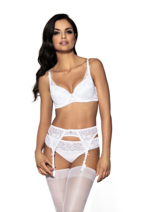 Biustonosz push up Biustonosz Push-up Model Hannah M-0115/11 White - Mat Biustonosz push up Biustonosz Push-up Model Hannah M-0115/11 White - Mat