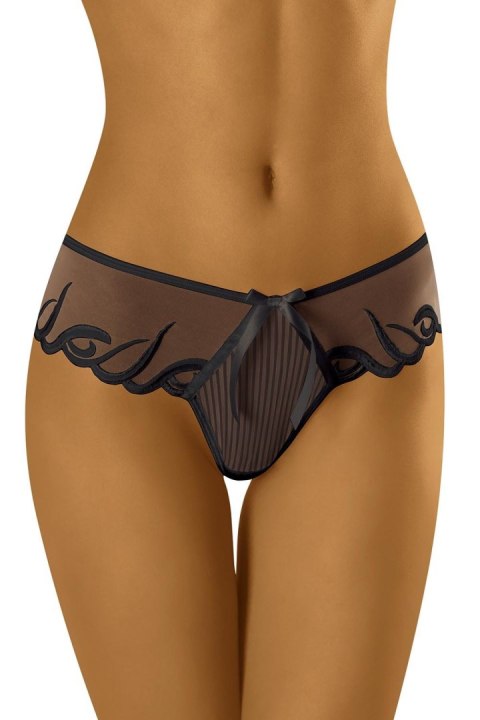 Stringi Stringo-szorty Model Makumba Black - Wolbar Stringi Stringo-szorty Model Makumba Black - Wolbar