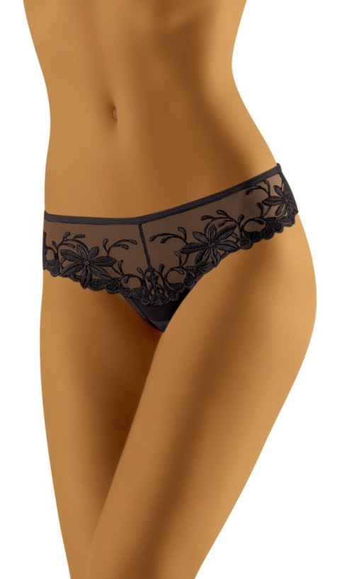 Stringi Stringo-szorty Model Zorba Black - Wolbar Stringi Stringo-szorty Model Zorba Black - Wolbar