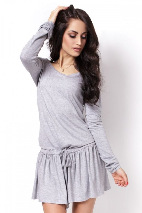 Sukienka Agnes 201 Gray - IVON Sukienka Agnes 201 Gray - IVON