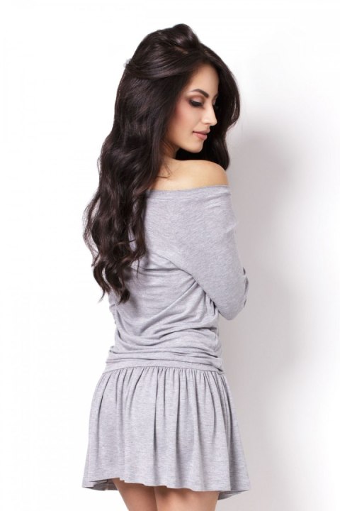 Sukienka Agnes 201 Gray - IVON Sukienka Agnes 201 Gray - IVON