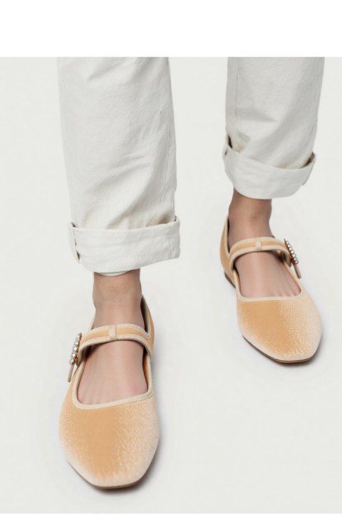 Damskie Baleriny FINDLAY ? BEIGE - Inello Damskie Baleriny FINDLAY ? BEIGE - Inello
