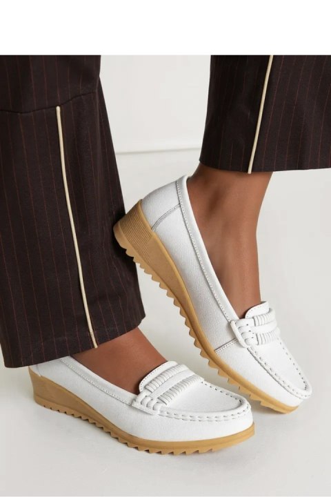 Damskie Mokasyny ALORA WHITE - Inello Damskie Mokasyny ALORA WHITE - Inello