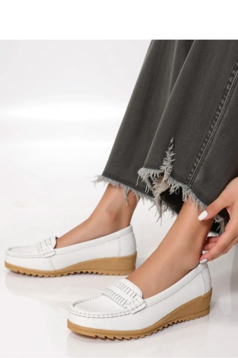 Damskie Mokasyny ALORA WHITE - Inello Damskie Mokasyny ALORA WHITE - Inello