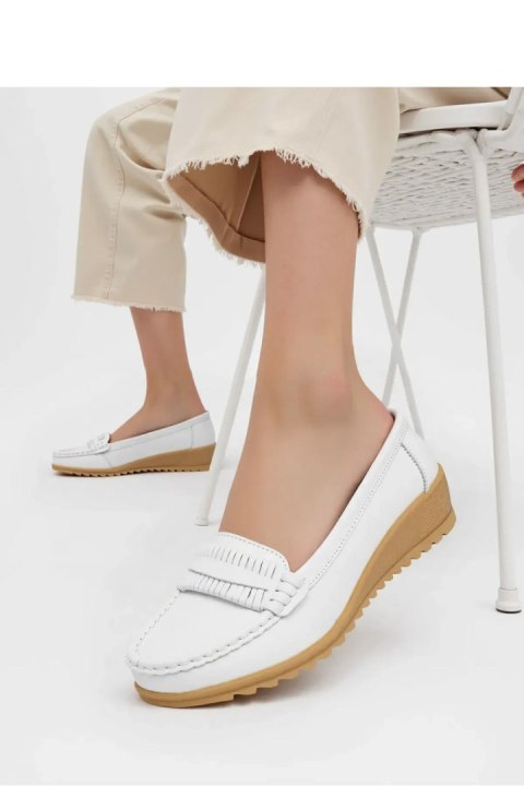 Damskie Mokasyny ALORA WHITE - Inello Damskie Mokasyny ALORA WHITE - Inello