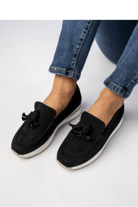 Damskie Mokasyny ? Czarne LIVIA BLACK - Inello Damskie Mokasyny ? Czarne LIVIA BLACK - Inello
