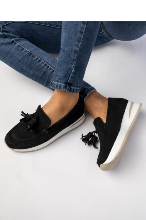 Damskie Mokasyny ? Czarne LIVIA BLACK - Inello Damskie Mokasyny ? Czarne LIVIA BLACK - Inello
