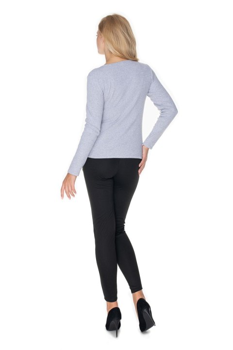 Bluzka Model 0165 Grey - PeeKaBoo Bluzka Model 0165 Grey - PeeKaBoo