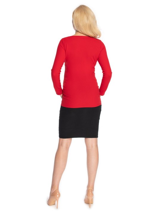 Bluzka Model 1708 Red - PeeKaBoo Bluzka Model 1708 Red - PeeKaBoo