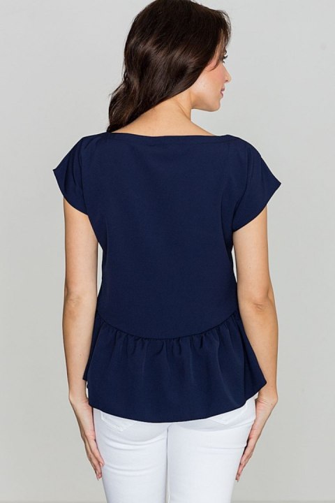 Bluzka Model K396 Navy - Lenitif Bluzka Model K396 Navy - Lenitif