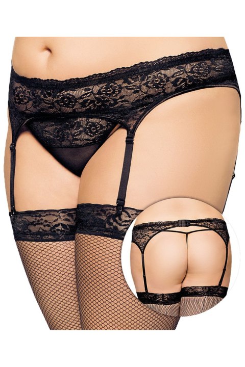 Komplet Model Garterbelt 3305 Black - SoftLine Collection Komplet Model Garterbelt 3305 Black - SoftLine Collection