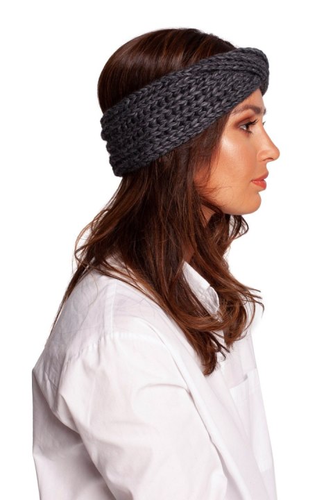 Opaska Model BK096 Grafit - BE Knit Opaska Model BK096 Grafit - BE Knit