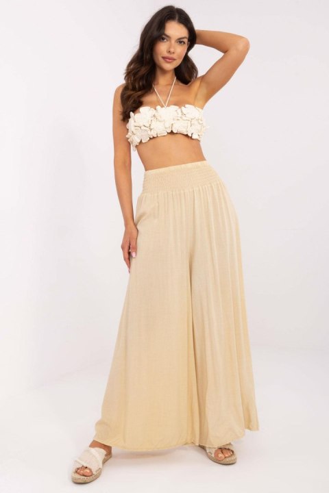 Spodnie Damskie Model TW-SP-BI-3069.94 Beige - Och Bella Spodnie Damskie Model TW-SP-BI-3069.94 Beige - Och Bella