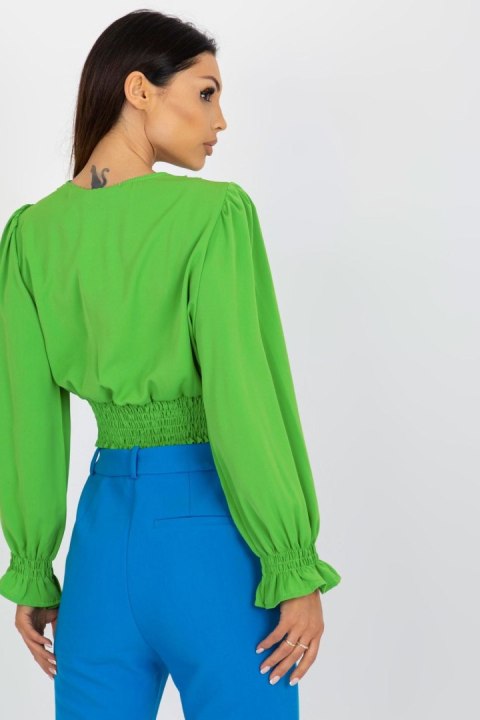 Bluzka Model DHJ-BZ-13866.92P Light Green - Italy Moda Bluzka Model DHJ-BZ-13866.92P Light Green - Italy Moda