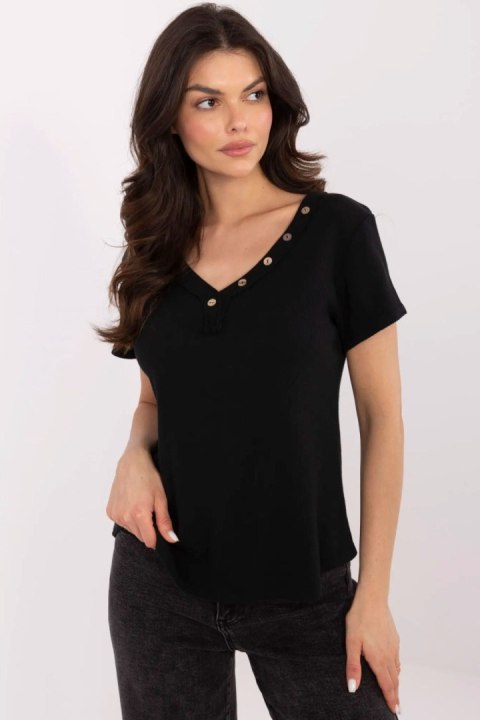 Bluzka Model DHJ-BZ-25168.00 Black - Italy Moda Bluzka Model DHJ-BZ-25168.00 Black - Italy Moda