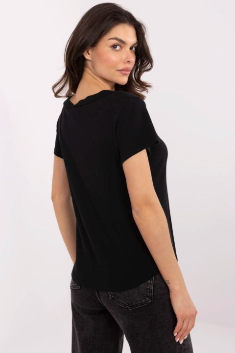Bluzka Model DHJ-BZ-25168.00 Black - Italy Moda Bluzka Model DHJ-BZ-25168.00 Black - Italy Moda
