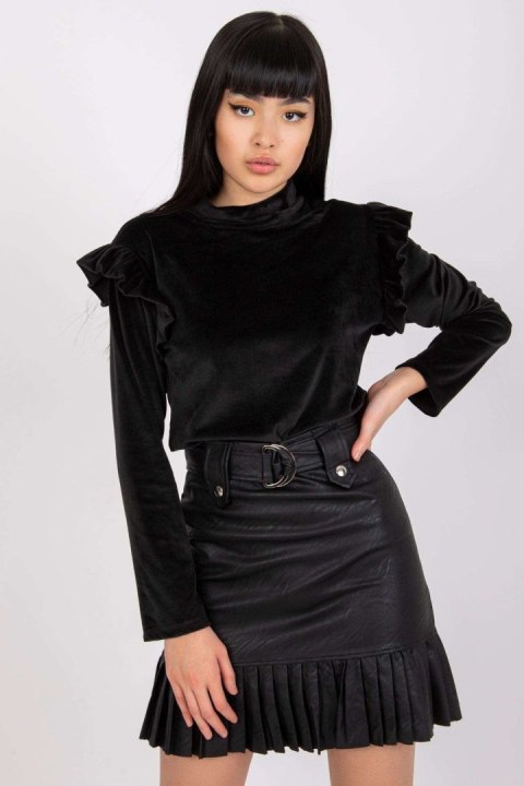 Bluzka Model DHJ-BZ-6533B.85 Black - Italy Moda Bluzka Model DHJ-BZ-6533B.85 Black - Italy Moda