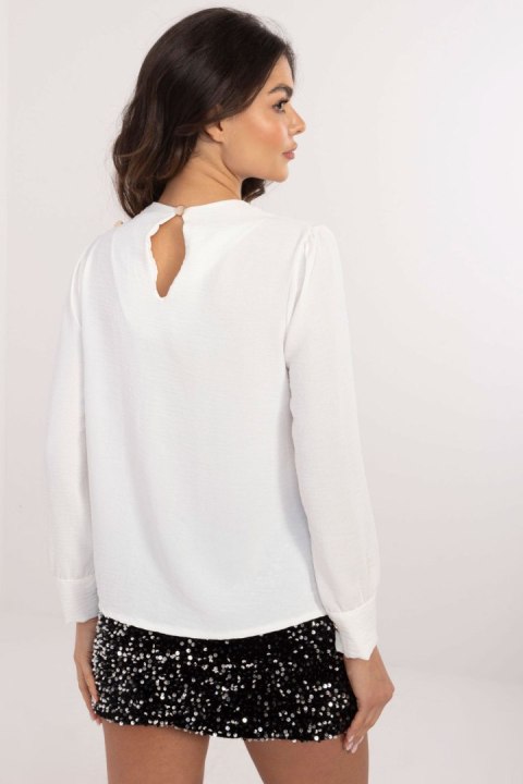 Bluzka Model MI-BZ-278519-1.40 White - Italy Moda Bluzka Model MI-BZ-278519-1.40 White - Italy Moda