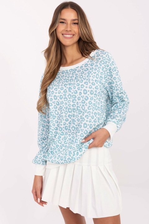 Bluzka Model MI-BZ-M742.86 Mint - Italy Moda Bluzka Model MI-BZ-M742.86 Mint - Italy Moda