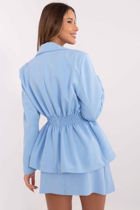 Marynarka Model MI-MA-26576.16 Light Blue - Italy Moda Marynarka Model MI-MA-26576.16 Light Blue - Italy Moda