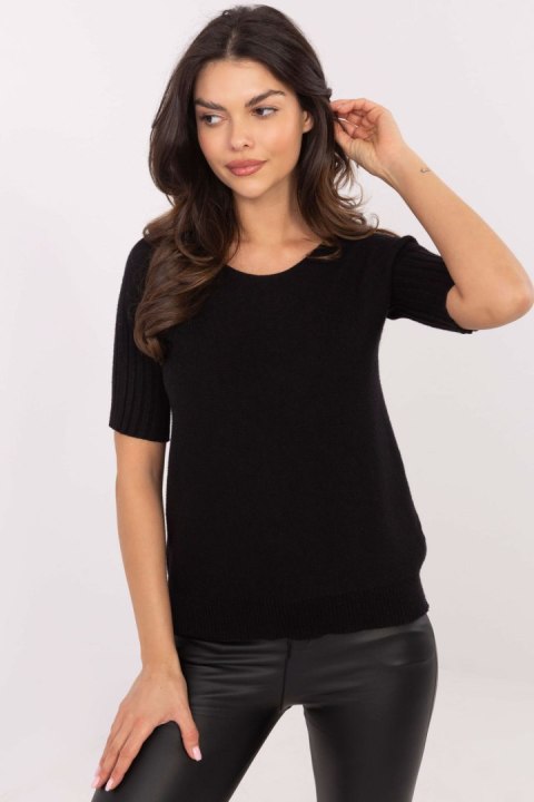 Sweter Damski Model DHJ-SW-9316.02P Black - Italy Moda Sweter Damski Model DHJ-SW-9316.02P Black - Italy Moda