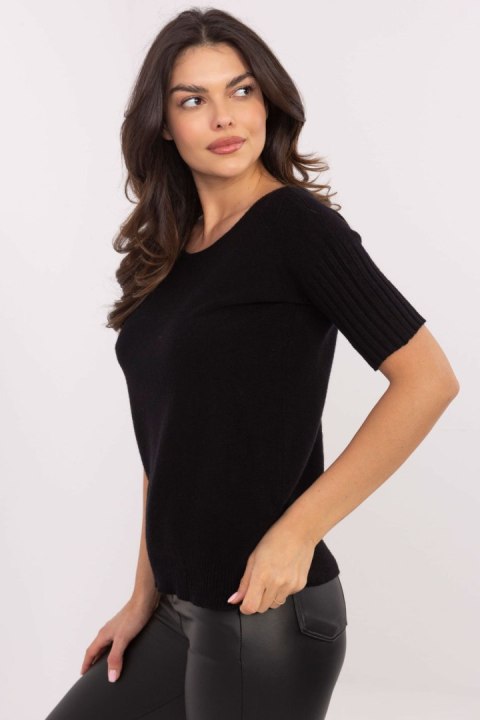 Sweter Damski Model DHJ-SW-9316.02P Black - Italy Moda Sweter Damski Model DHJ-SW-9316.02P Black - Italy Moda