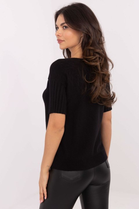 Sweter Damski Model DHJ-SW-9316.02P Black - Italy Moda Sweter Damski Model DHJ-SW-9316.02P Black - Italy Moda