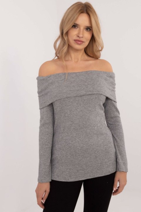 Sweter Damski Model DHJ-SW-A2449.33 Grey - Italy Moda Sweter Damski Model DHJ-SW-A2449.33 Grey - Italy Moda