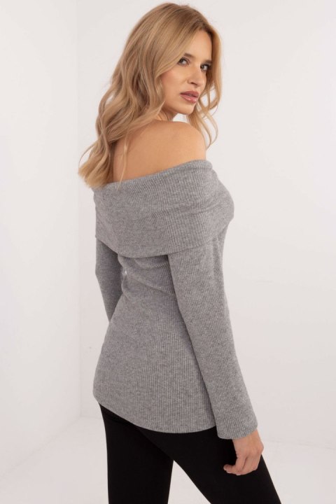 Sweter Damski Model DHJ-SW-A2449.33 Grey - Italy Moda Sweter Damski Model DHJ-SW-A2449.33 Grey - Italy Moda