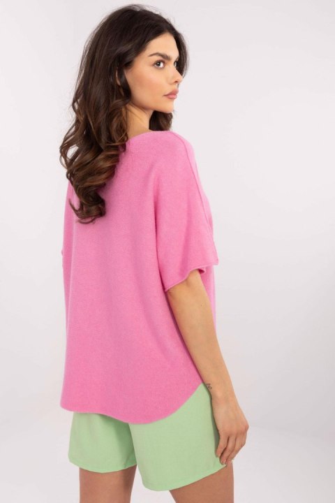 Sweter Damski Model MO-SW-0703.63 Pink - Italy Moda Sweter Damski Model MO-SW-0703.63 Pink - Italy Moda