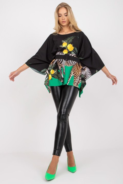 Bluzka Model DHJ-BZ-15735B.13 Black - Italy Moda Bluzka Model DHJ-BZ-15735B.13 Black - Italy Moda