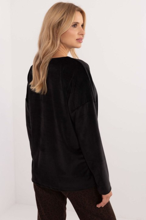 Bluzka Model DHJ-BZ-19916.03P Black - Italy Moda Bluzka Model DHJ-BZ-19916.03P Black - Italy Moda