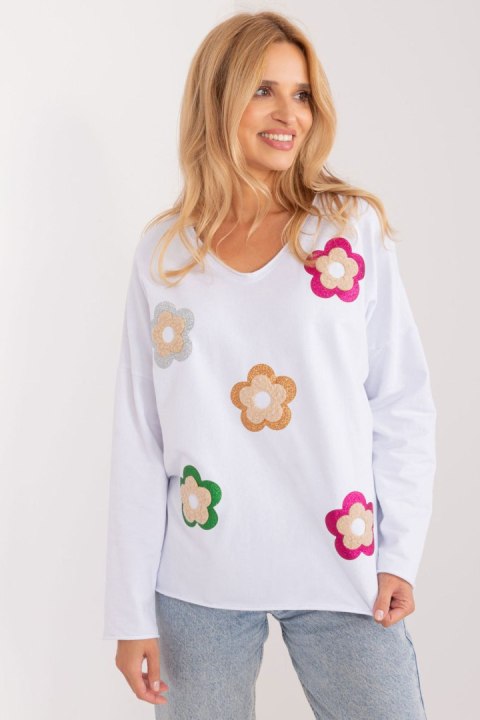 Bluzka Model DHJ-BZ-6679.22 White - Italy Moda Bluzka Model DHJ-BZ-6679.22 White - Italy Moda