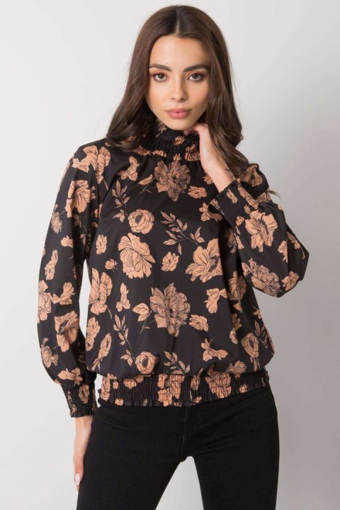 Bluzka Model DHJ-BZ-8501.79 Black/Beige - Italy Moda Bluzka Model DHJ-BZ-8501.79 Black/Beige - Italy Moda