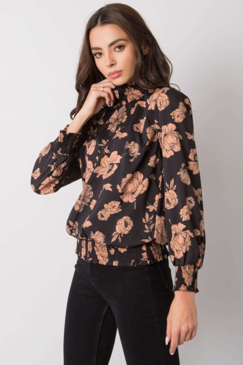 Bluzka Model DHJ-BZ-8501.79 Black/Beige - Italy Moda Bluzka Model DHJ-BZ-8501.79 Black/Beige - Italy Moda