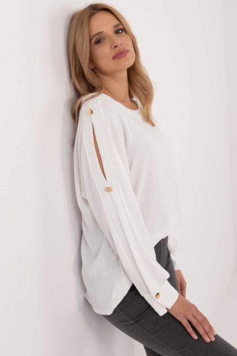 Bluzka Model MI-BZ-98684.89 White - Italy Moda Bluzka Model MI-BZ-98684.89 White - Italy Moda