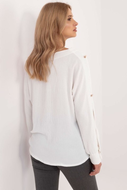 Bluzka Model MI-BZ-98684.89 White - Italy Moda Bluzka Model MI-BZ-98684.89 White - Italy Moda