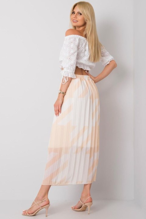 Spódnica Model DHJ-SD-13325.73P Light Beige - Italy Moda Spódnica Model DHJ-SD-13325.73P Light Beige - Italy Moda