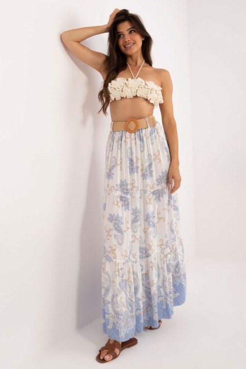 Spódnica Model DHJ-SD-7640.28 Light Blue - Italy Moda Spódnica Model DHJ-SD-7640.28 Light Blue - Italy Moda