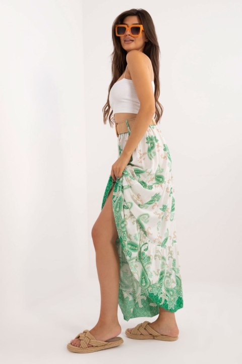 Spódnica Model DHJ-SD-7640.28 White/Green - Italy Moda Spódnica Model DHJ-SD-7640.28 White/Green - Italy Moda