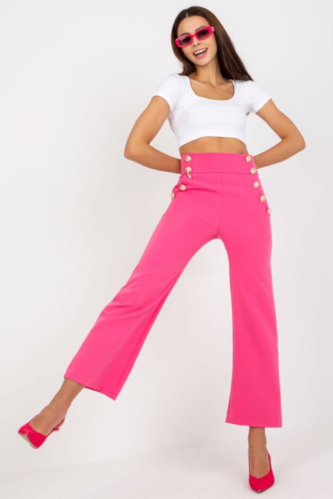 Spodnie Damskie Model DHJ-SP-16008.01X Dark Pink - Italy Moda Spodnie Damskie Model DHJ-SP-16008.01X Dark Pink - Italy Moda