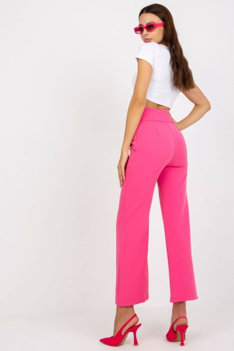 Spodnie Damskie Model DHJ-SP-16008.01X Dark Pink - Italy Moda Spodnie Damskie Model DHJ-SP-16008.01X Dark Pink - Italy Moda