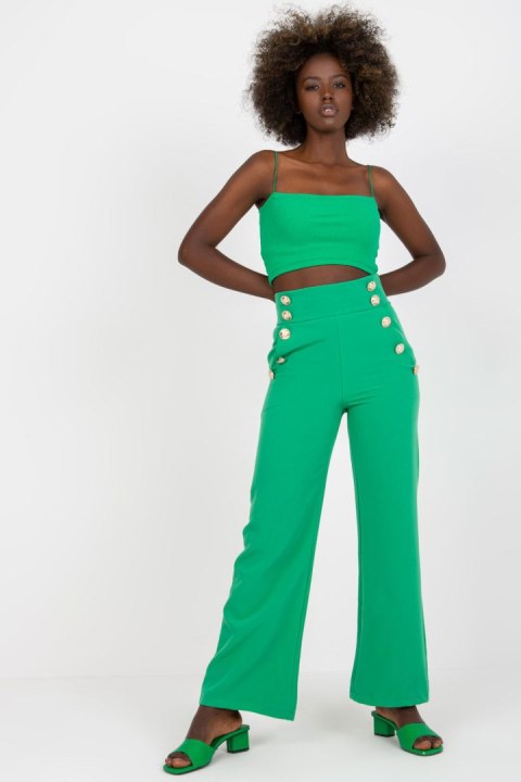 Spodnie Damskie Model DHJ-SP-16008.01X Green - Italy Moda Spodnie Damskie Model DHJ-SP-16008.01X Green - Italy Moda