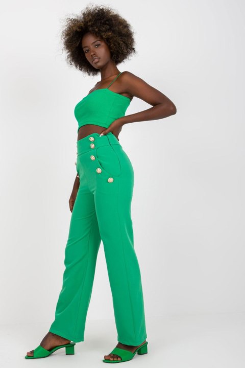 Spodnie Damskie Model DHJ-SP-16008.01X Green - Italy Moda Spodnie Damskie Model DHJ-SP-16008.01X Green - Italy Moda