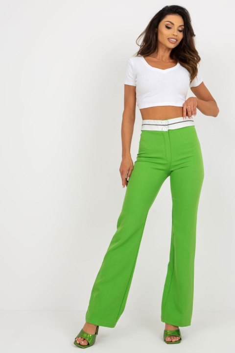 Spodnie Damskie Model DHJ-SP-6971.32 Light Green - Italy Moda Spodnie Damskie Model DHJ-SP-6971.32 Light Green - Italy Moda