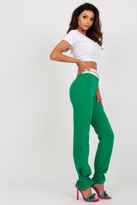 Spodnie Damskie Model DHJ-SP-6971.37P Green - Italy Moda Spodnie Damskie Model DHJ-SP-6971.37P Green - Italy Moda