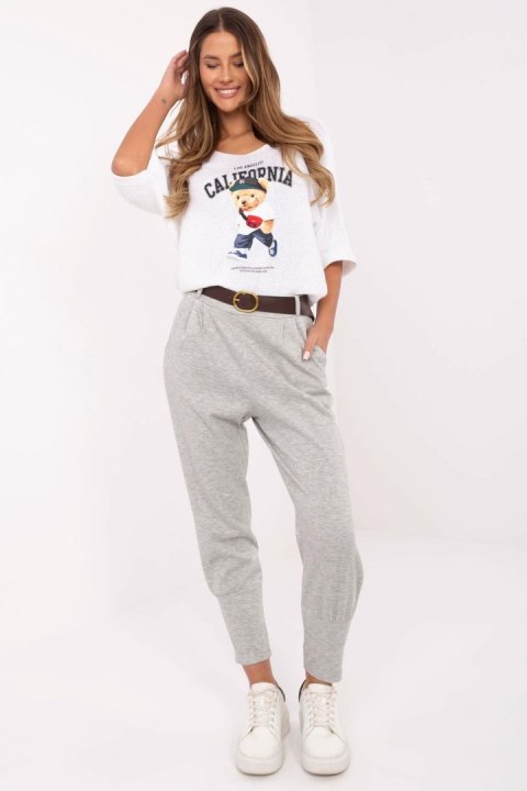 Spodnie Dresowe Model DHJ-SP-20316.16 Grey - Italy Moda Spodnie Dresowe Model DHJ-SP-20316.16 Grey - Italy Moda