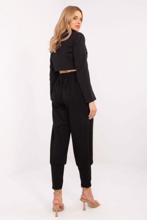 Spodnie Dresowe Model MI-SP-61700.80P Black - Italy Moda Spodnie Dresowe Model MI-SP-61700.80P Black - Italy Moda