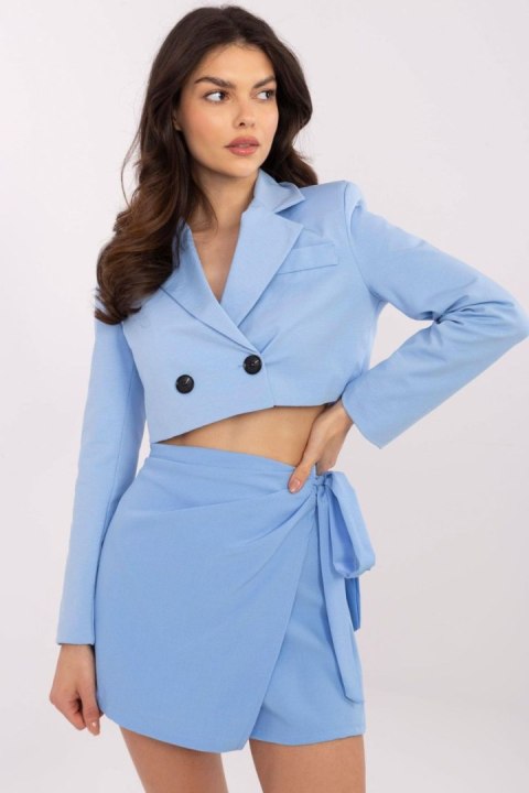 Spodnie Spódnicospodnie Model MI-SD-121388.39 Light Blue - Italy Moda Spodnie Spódnicospodnie Model MI-SD-121388.39 Light Blue - Italy Moda