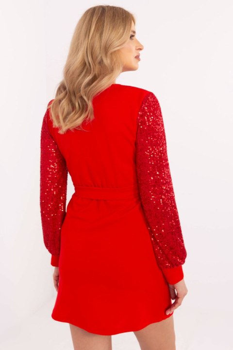 Sukienka Model MI-SK-67634.99 Red - Italy Moda Sukienka Model MI-SK-67634.99 Red - Italy Moda